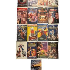 LOT of 17 Walt Disney VHS Classics + Bonus (94-02) CHRISTMAS/NEW YEAR DISCOUNT!